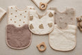 Baby Bear Cotton Bib | Soft, Absorbent & Gentle on Skin (5pcs)