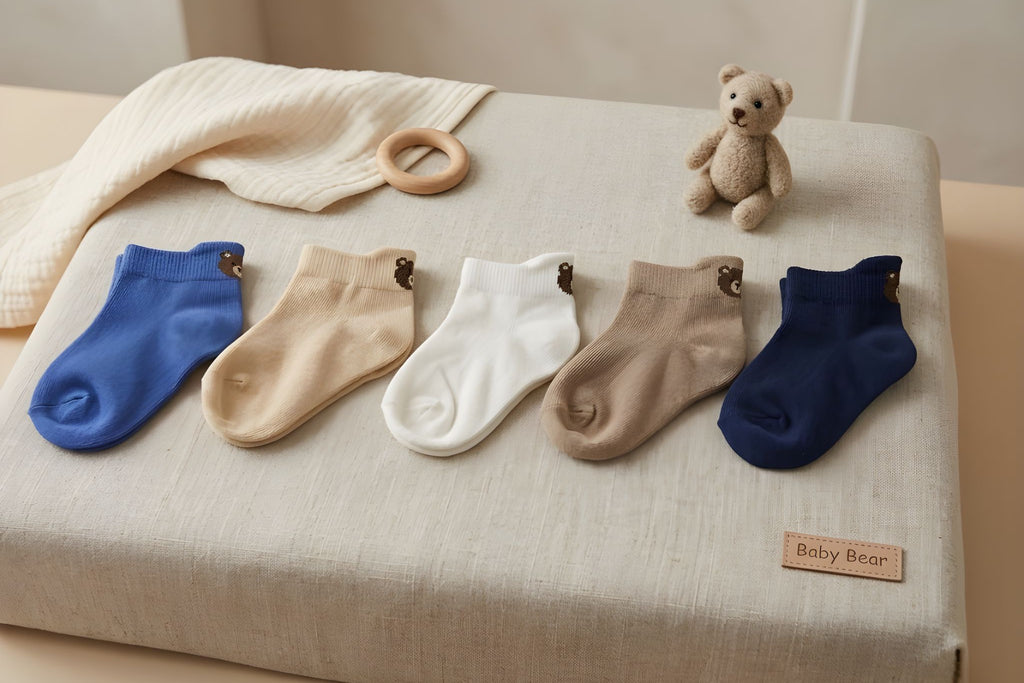 Baby Bear Socks | Cozy Cotton (5 Pairs)