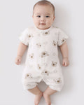 Baby Bear Snuggle Romper | Newborn Short Sleeve