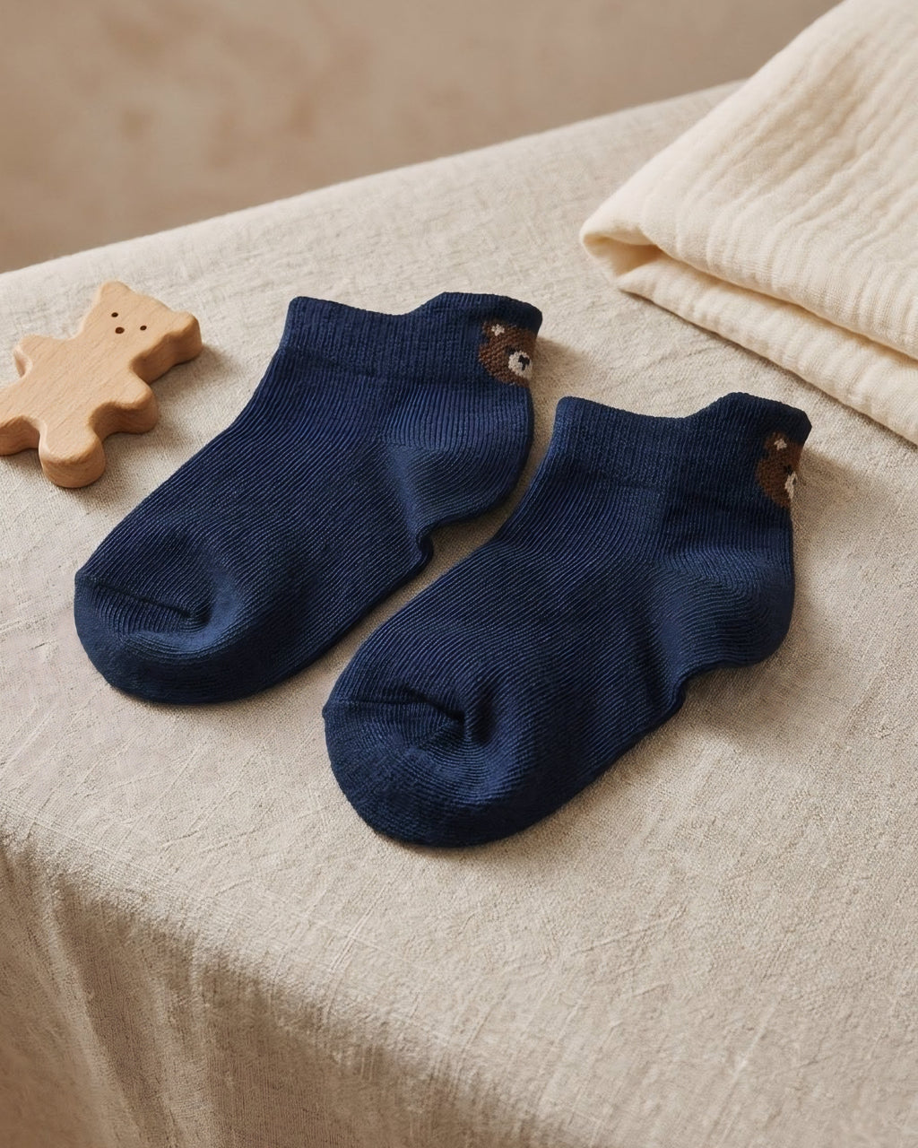 Baby Bear Socks | Cozy Cotton (5 Pairs)