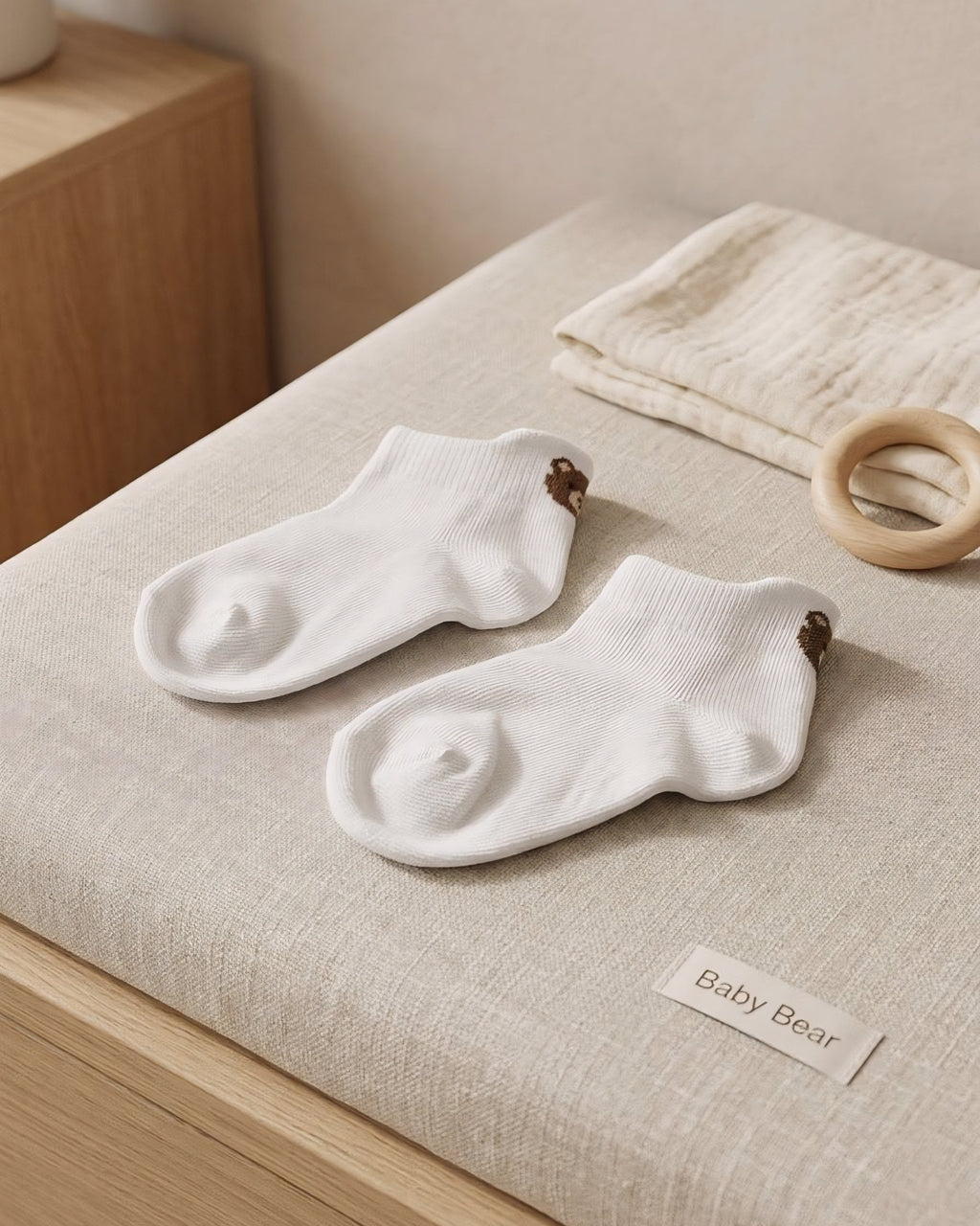 Baby Bear Socks | Cozy Cotton (5 Pairs)