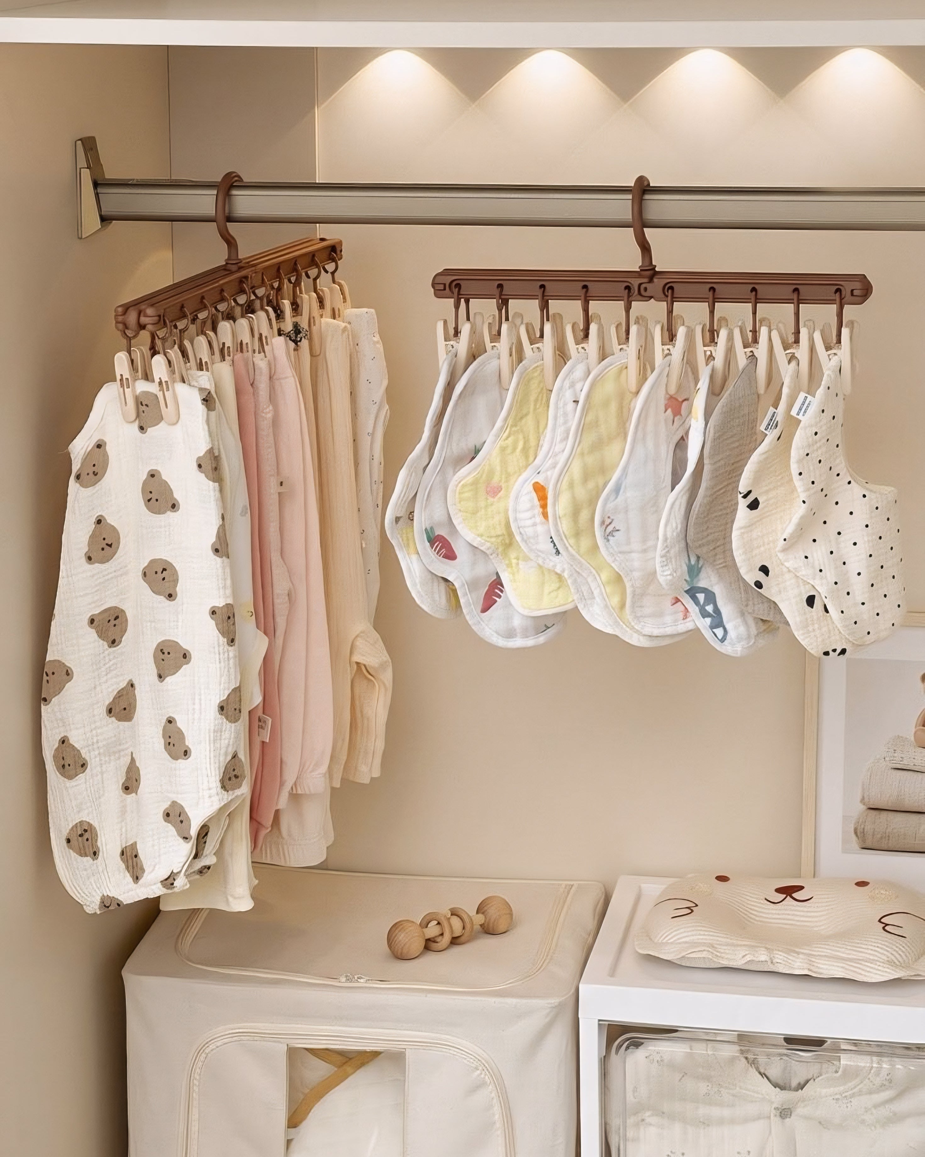 Baby Bear Clip Hanger | Multi Peg Organiser