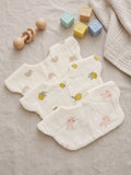 Baby Bear Cotton Bib Set | 3 PCS (Anti-Drool)