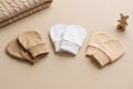 Baby Bear Small Mittens | Soft Cotton Scratch Protection (3 Pairs)